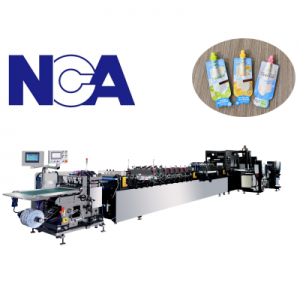 NCA600SZQ型 三边封、自立、一出三企鹅包制袋机